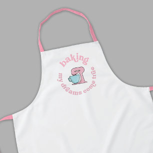 Meinen Traum wahr Pink Cake Baker Funny Schürze