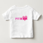 Meinen Vati hier aufheben! Kleinkind T-shirt (Rückseite)