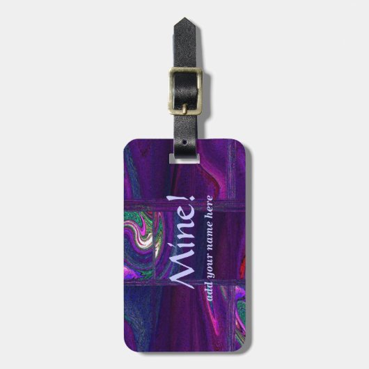 Meiner!_ Gepäckanhänger (Vorderseite vertikal)