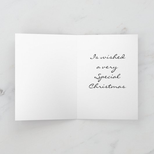 MEINES BESONDEREN ANGEL FEIERTAGSKARTE (Innenseite)