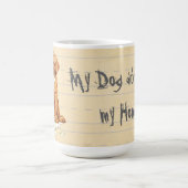 Meines meine Hausaufgaben Dogue de Bordeaux Ate Kaffeetasse (Mittel)