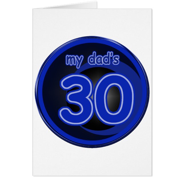 Meines Vaters ist 30 (Vorne)