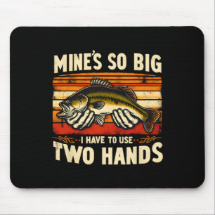 Meins ist so groß, dass ich zwei Hände benutzen mu Mousepad