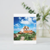 Meinst du das ernst? postkarte (Stehend Vorderseite)