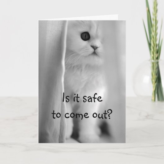 MEINUNG MIT DER FREUDE U R 5O UND ICH BIN NICHT GE KARTE (Vorderseite)