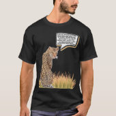 Meinungsäußerung von Cheetah über Tierrechte T-Shirt (Vorderseite)
