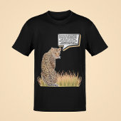 Meinungsäußerung von Cheetah über Tierrechte T-Shirt