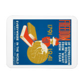 Meinungsfreiheit Magnet (Horizontal)