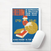 Meinungsfreiheit Mousepad (Mit Mouse)