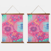 Meinungsfreiheit Wandteppich Mit Holzrahmen (Doppelt)