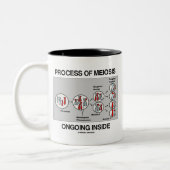 Meiose-Prozess im Inneren Zweifarbige Tasse (Links)