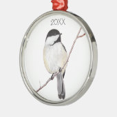 Meise Ornament Aus Metall (Links)