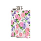 Meise und Blumen Flachmann (Links)