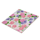 Meise und Blumen Fliese (Seite)