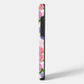 Meise und Blumen iPhone Hülle (Linke Seite)