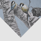 Meisen bearbeiten seidenpapier (Ausschnitt)