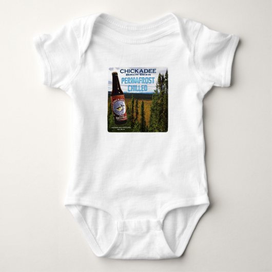 Meisen-Birken-Bier Baby Strampler (Vorderseite)