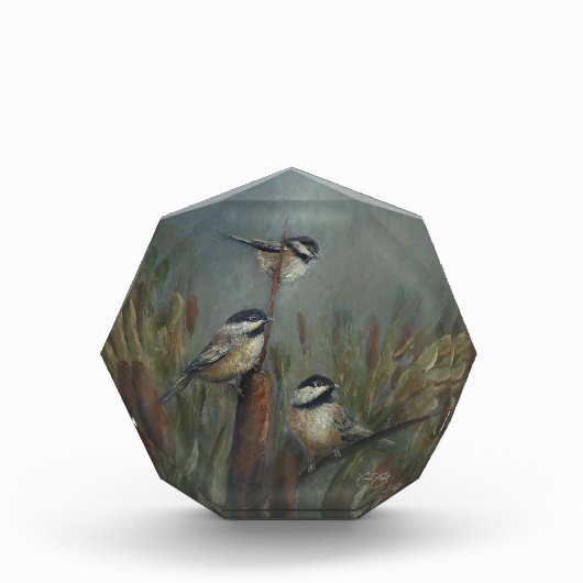 Meisenoktagon Fotoblock (Vorderseite)