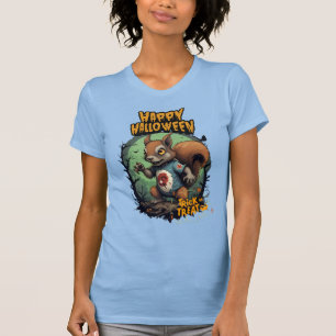 Meissling-Eichhörnchen - Trick oder Trete T-Shirt