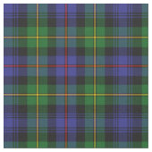 Meist blaues Violet und grünes Kariertes Muster Stoff (Nahaufnahme)