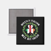 Meist italienisch und ein WBit Irish St Patrick Ta Magnet (Vorderseite/Rückseite)