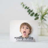 Meist Merry Funny Foto Weihnachten (Stehend Vorderseite)