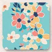 Meist pastellfarbenes Thema Getränkeuntersetzer (Vorderseite)