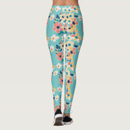 Meist pastellfarbenes Thema Leggings