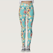 Meist pastellfarbenes Thema Leggings (Vorderseite)