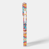 Meist rosa Blumenmuster Case-Mate iPhone Hülle (Rückseite / Links)