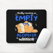 Meistens läuft man auf leerem Alopezie-Krieger Mousepad (Mit Mouse)
