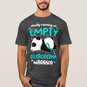 Meistens läuft man auf leerem Skleroderma Warrior2 T-Shirt