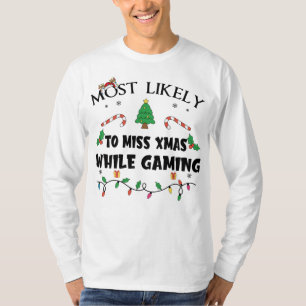 Meistens während des Spielens lustige Familie Weih T-Shirt