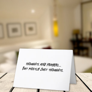 Meistens werden nur Gedanken bald gut Karte