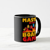 Meister aller Brettspiele Nacht Outfit Tasse (VorderseiteRechts)
