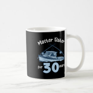 Meister Angler seit 30 Jahren Fischen 30. Geburtst Kaffeetasse