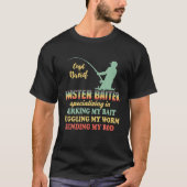 Meister Biter, der meine roten Funny Fishing-Fähig T-Shirt (Vorderseite)