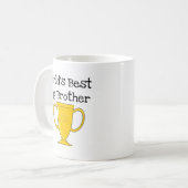 Meister-Bruder-T-Shirts und Geschenke Kaffeetasse (Vorderseite Links)