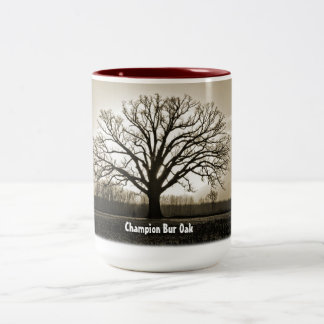 Meister-Büro-Eichen-Baum-Tasse Zweifarbige Tasse