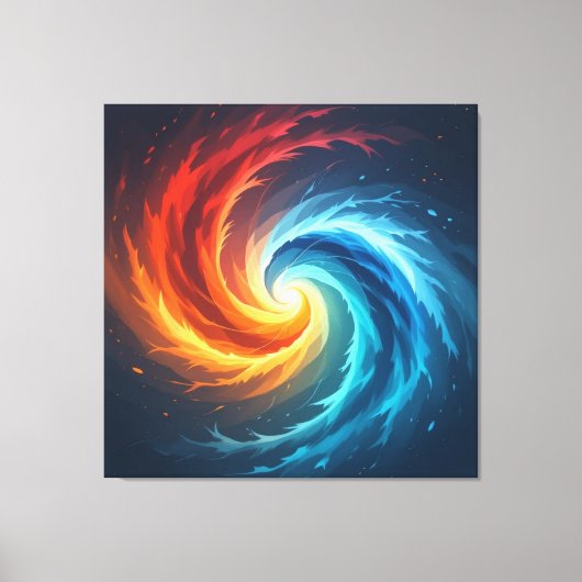  „Meister der 4 Elemente“   Leinwanddruck (Vorderseite)