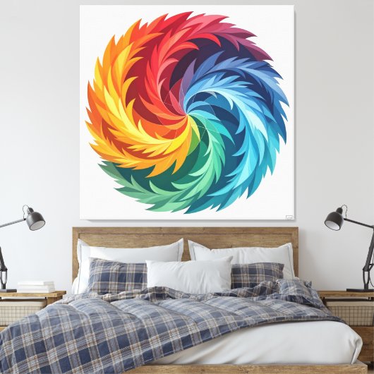  „Meister der 4 Elemente“   Leinwanddruck (Insitu (Schlafzimmer))