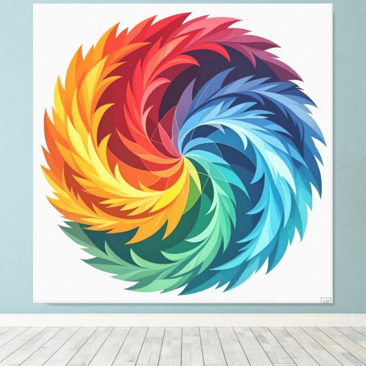  „Meister der 4 Elemente“   Leinwanddruck (Insitu (Holzboden))