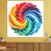  „Meister der 4 Elemente“   Leinwanddruck (Insitu (Wohnzimmer))