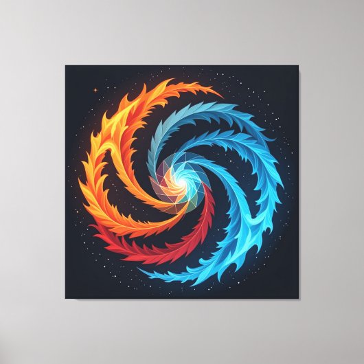  „Meister der 4 Elemente“   Leinwanddruck (Vorderseite)