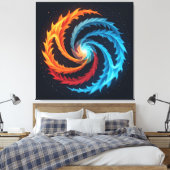  „Meister der 4 Elemente“   Leinwanddruck (Insitu (Schlafzimmer))