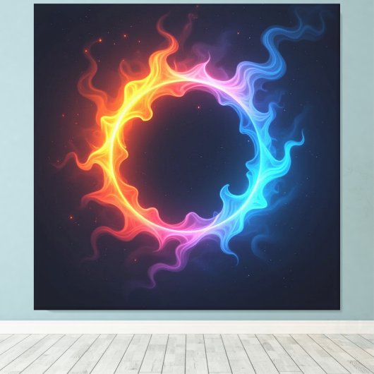  „Meister der 4 Elemente“   Leinwanddruck (Insitu (Holzboden))