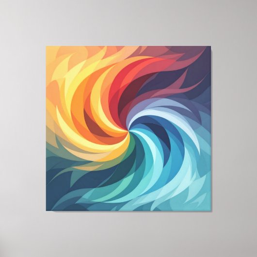 „Meister der 4 Elemente“ Leinwanddruck (Vorderseite)