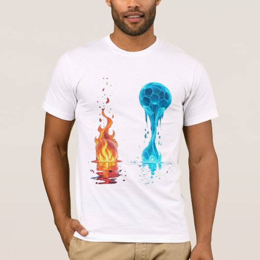 „Meister der 4 Elemente“ T-Shirt (Vorderseite)