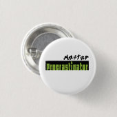 Meister der Aufschieberitis - Kleiner Knopf Button (Vorne & Hinten)