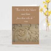 Meister der Bildung Plato Glückwunschkarte Karte (Gelbe Blume)